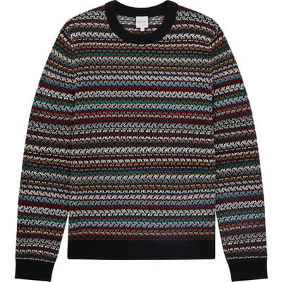 Paul Smith Mens Sweater Crew Neck Multi Coloured Größe: XXL | Pullover Outlet | Herren