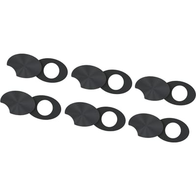 Lunettes Intelligentes Autocollants Bloquant la Lumière LED Adaptés pour Meta Glissière Réutilisable Adhésif Couvercle d'Objectif de Lunettes Noir