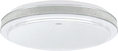 AGATA - LED Plafondlamp - 24W - 2900Lumen - Aanpasbare Kleur CCT - 3000k 4000k 6500k - Opbouw - Rond - Wit - 380 mm