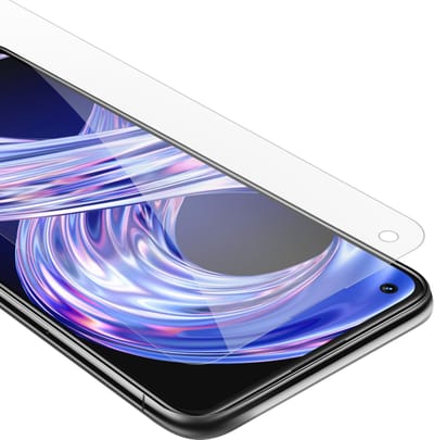 Cadorabo Screenprotector geschikt voor Realme 8 4G / 8 PRO - Pantser film Beschermende film in KRISTALHELDER Geharde (Tempered) display beschermglas in 9H hardheid met 3D Touch