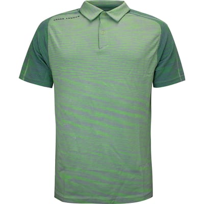 Under Armour Heren Vanish Seamless Poloshirt Casual Groen Top 1345458 369