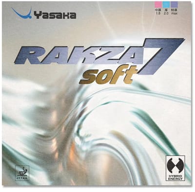 Yasaka - Rakza 7 Soft - Rood - Max - Tafeltennis Rubbers