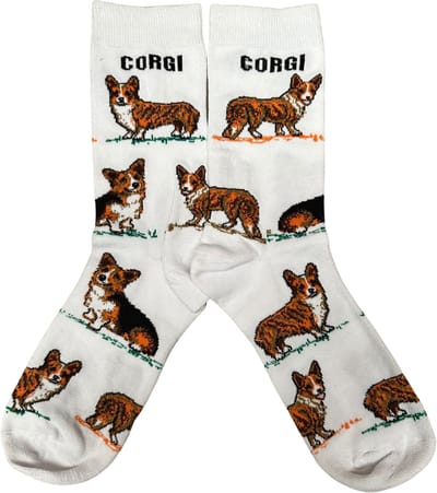 Sokken met Corgi's - maat 36-41 - Sokken met Print van Honden - Grappige sokken dames