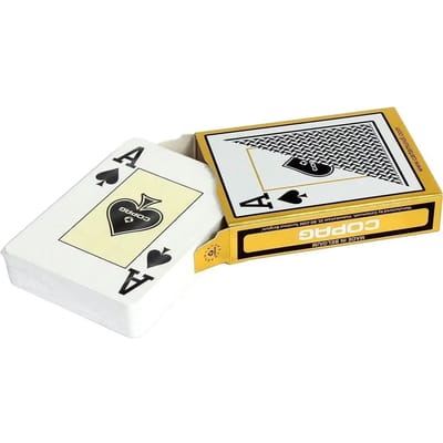 Copag Texas Hold'em Speelkaarten - 100% plastic - Zwart