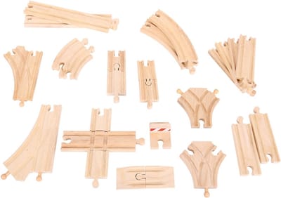 Bigjigs Wooden Rails Expansion Set 25 pcs.
