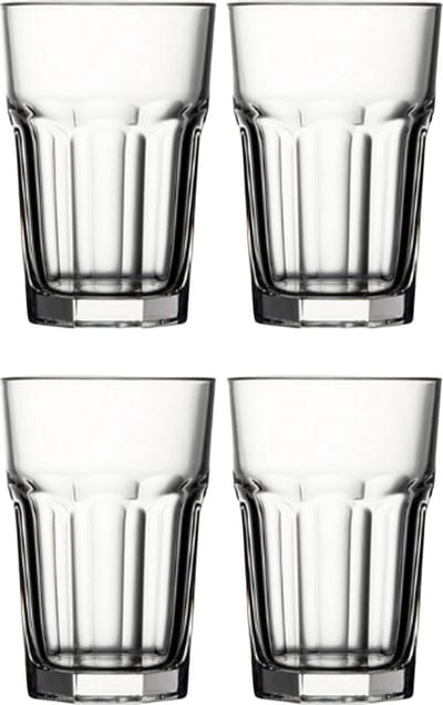 Luxe Longdrinkglazen - 420ml/42cl - (4 Stuks) - Drinkglas - Limonadeglazen - Glas - Hoogwaardige kwaliteit - Glazenset - Drinkglazen - Cocktailglazen