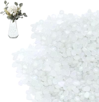 Decoratieve Glanzende Steentjes voor Tuin, Patio en Aquarium - 1000 Stuks Luminous Kiezels voor Buiten, Kinderen en DIY Feesten, 5-8 mm