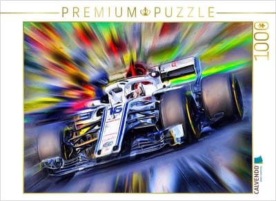 Legpuzzel Motorsport - Puzzel 1000 - Ontspanning Thuis - Gedetailleerd Motief - 64 x 48 cm - Meerkleurig