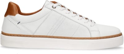 No Stress - Heren - Witte nubuck sneakers - Maat 40