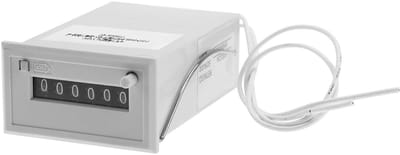 Pulsteller - Teller - Pulsen Registreren - Zes Cijfers - AC220V - Grijs