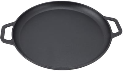 Dailygoods- Pannenkoekenpan 35 cm - Gietijzeren Constructie - Anti-aanbaklaag - Duurzaam - Eenvoudig Schoonmaken - Gelijkmatige Verwarming - Koekenpan