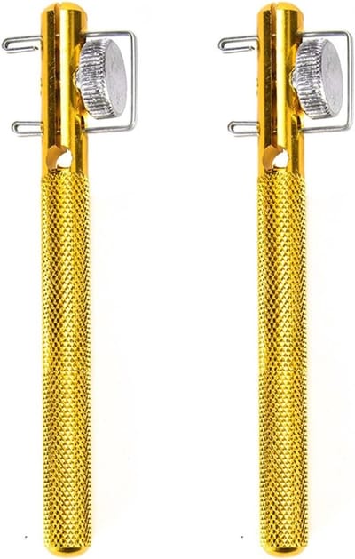 Hand Knotting Tool Set voor Vissen - 2 Stuks, Eenvoudige Knoopaccessoires voor Vissers, Perfect voor Zee- en Snoekvisserij