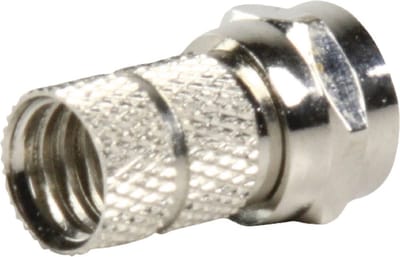 F-Connector 7.0 mm Male Metaal Zilver