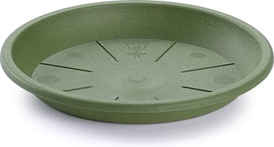 PlasticForte Opvangschaal Plantenpot - groen - D16 cm - Kunststof - voor pot D20/22 cm