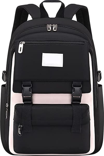 Veran Rugzak - Rugtas - School - Meisjes - Jongens - Tieners - Waterdicht - Boekentas - 25 liter - Zwart
