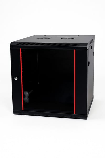 DSIT Baseline 9U wandkast met glazen deur 600x600x500mm (BxDxH) - serverbehuizing - serverrack - 19 inch