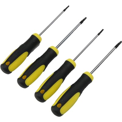 4 Stuks Speciaal Vormige Schroevendraaier Driehoekig Nauwkeurige Reparatiegereedschappen S2 Hardware TU780E(SD) black