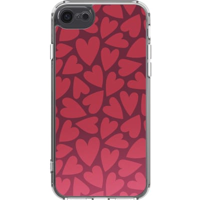 imoshion Hoesje - Geschikt voor Apple iPhone SE (2022) / SE (2020) / 8 / 7 - Design hoesje - Hearty Coral Dust