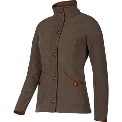 Baleno Claire Fleece Met Volledige Rits Bruin XS Vrouw
