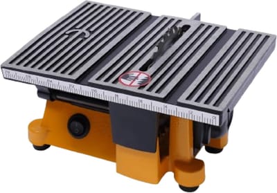 Cellista Tafelzaag 90W 4500RPM - Mini Cirkelzaag - Precisie Zaagmachine - Afkortzaag Metaal Hout Steen - 190x142mm Werktafel