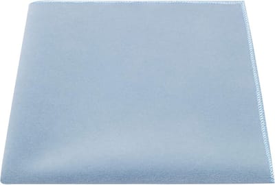 Luxe Babyblauw Fluweel Pochet voor Heren | Satijnen Zakdoek Formeel