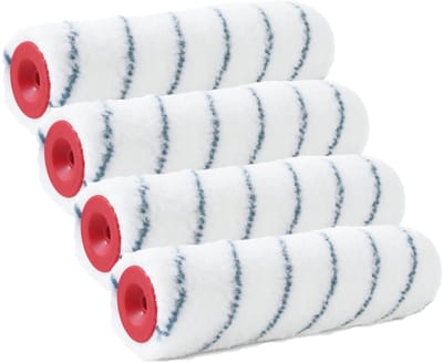 Sorex vacht verfrollers - 5x - nylon - pluisvrij - anti spat - 7,4 x 25 cm - Verfspullen - Schilderen
