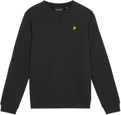 Lyle & Scott Crew Neck Sweatshirt Boys Truien & Vesten Jongens - Sweater - Hoodie - Vest- Zwart - Maat 164/170