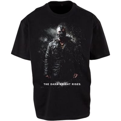 Batman T-shirt - Bane Dark Knight Rises In The Rain - M tot 3XL - voor Mannen - zwart