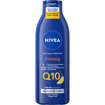 NIVEA Q10 plus Verstevigende Body Milk - Met Vitamine C - Body Melk met 72 Uur Hydratatie - Voor Droge Huid - 250 ml