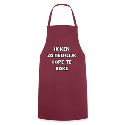 Ik Ken Zo Heerlijk Lope Te Koke Keukenschort