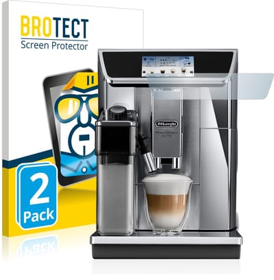 BROTECT - Screenprotector voor DeLonghi PrimaDonna Elite Experience ECAM656.85.MS - Folie Beschermfolie transparant 2 Stuks