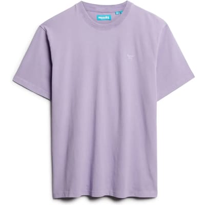 T-shirt Korte Mouw Superdry T-shirt Vintage Mark coupe ample violet