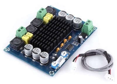 Krachtige 120W tweekanaals Audio Versterker DC 12V-26V Hifi Digitale Eindversterker