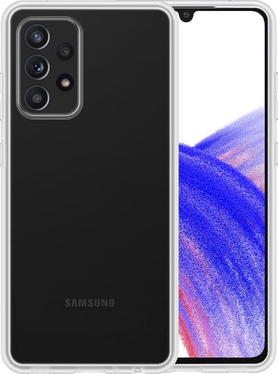 Hoesje - Geschikt voor Samsung Galaxy A33 - Sterk & Shockproof - Hoes Cover - Siliconen Case - Telefoonhoesjes - Transparant