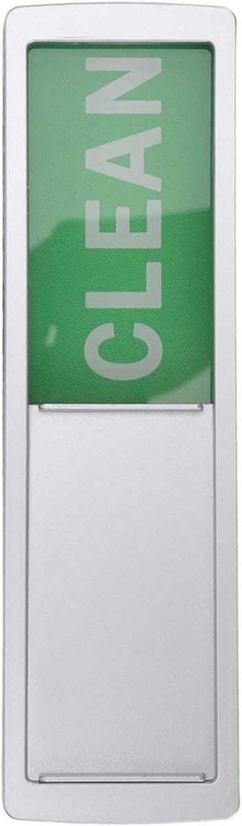 Vaatwasser Magneet - Schoon Vuil Teken - Keuken Indicator - Sterk Schuifmechanisme - 18x5cm - Zilver Rood Groen