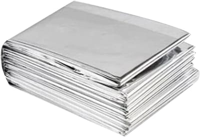 Thermische deken - Overlevingsdeken isolatie - Outdoor warmte - Lichtgewicht draagbaar - 130x210cm - Zilver