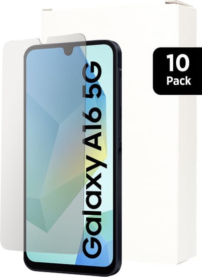 Mobiparts Screenprotector geschikt voor Samsung Galaxy A16 Samsung Galaxy A17 Samsung Galaxy A26 - Gehard Glas - Anti-bacterieel -