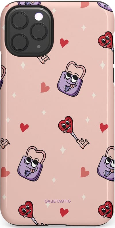 Casetastic Hoesje Geschikt voor Apple iPhone 11 Pro Max - Stijlvolle Beschermende Duo-layer Case - Jij bent mijn match