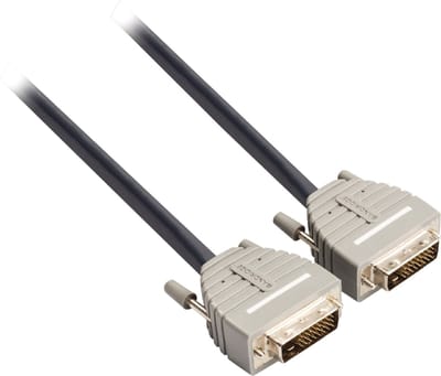Bandridge BCL1402 DVI-D Beeldscherm/Monitor Kabel - grijs - 2 meter