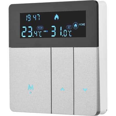 Thermostat numérique intelligent Programmable, contrôleur de température ambiante avec écran d'affichage pour la maison gas boiler heating multicolore