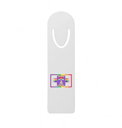 Hacebo® - LGBTQ cadeau - metalen boekenlegger - Queer - LGBTQ cadeau - met opdruk - lgbt - Pride month - lgbtq vlag - gay pride - met tekst - opdruk - leuke pride spullen - verjaardag - cadeau Bladwijzer boekenleggers - 12.7 cm x 3.2cm
