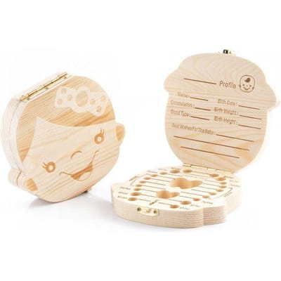 Boîte à souvenirs - ITandendoosje - Garçon - Bois de pin - Couvercle personnalisable - Cadeau baby shower