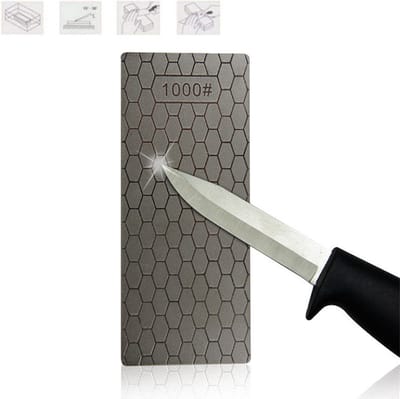 Finnacle - Diamant Slijpsteen - Korrel 1000 - Honingraat - Messenslijper - Compact - Ultradun