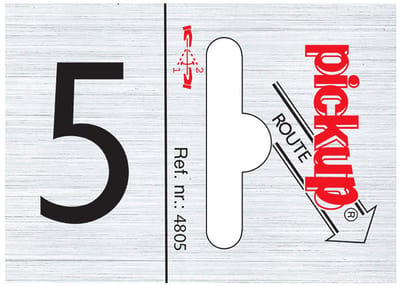 Pickup Route alulook 25x44 mm - cijfer 5