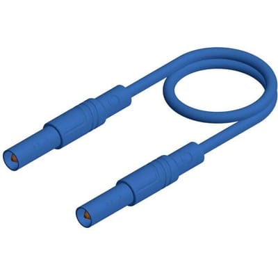 Hirschmann Test & Measurement MLS GG 200/1 bl Veiligheidsmeetsnoer Banaanstekker 4 mm Banaanstekker 4 mm 2.00 m Blauw 1 stuk(s)