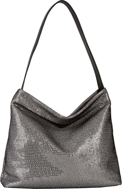 TOM TAILOR Schoudertas Amra Hobo Bag Silver Zwart