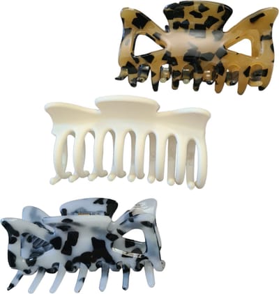 Haarklemmen 3 stuks -Youhomy hairfashion- Hairclaws clips- haar accessoires voor Vrouwen| Meisjes| Cadeau set voor moeders