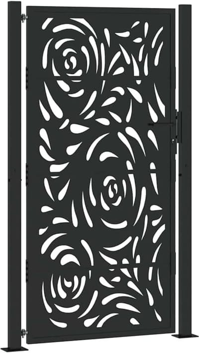 Flame Design Tuinpoort 105x180cm Staal Zwart - Tuinpoort, Omheining, Buitenpoort