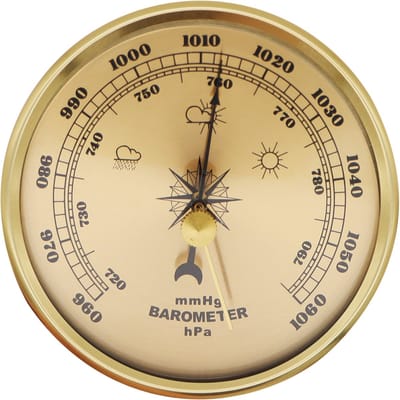 Luxyana® Goudkleurige Klassieke Barometer voor Binnen