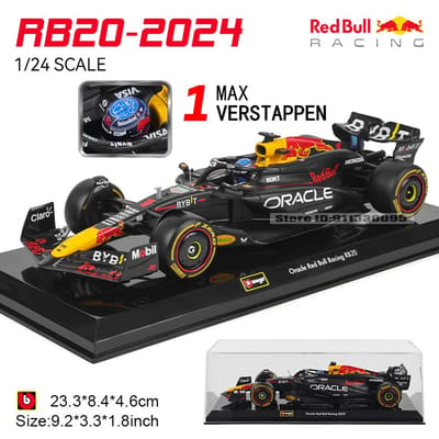 Bburago 1:24 F1 Oracle Red Bull Racing #1 Max Verstappen #11 Sergio Perez Legering Auto Model Speelgoed Serie Collectie Cadeau